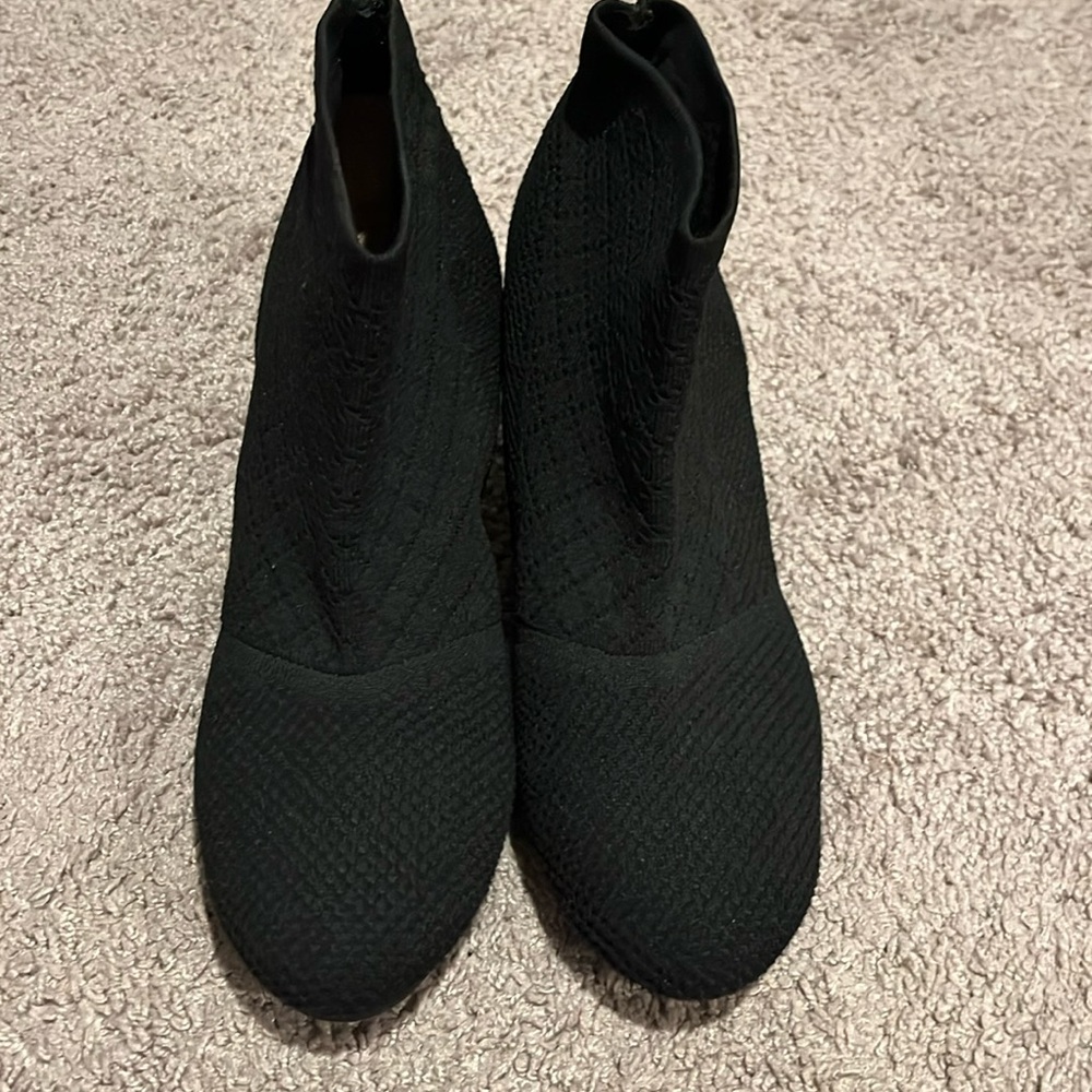 Black 2inch heeled boots